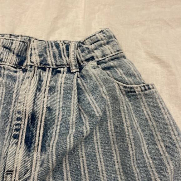 Free People x We The Free Dogtown Cutoff striped denim shorts - Picture 4 of 7